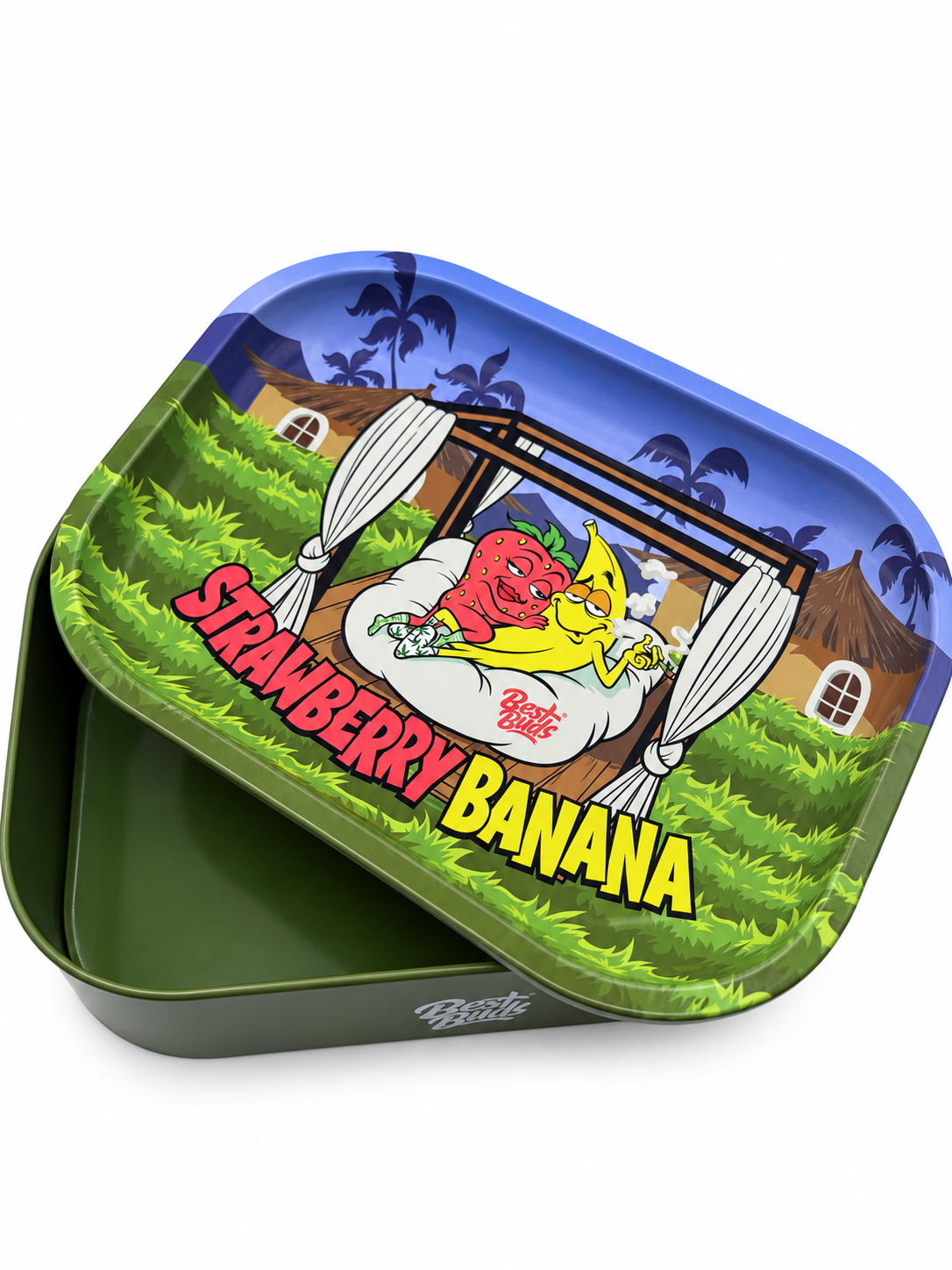 Best Buds Strawberry Banana podtácek s krabičkou