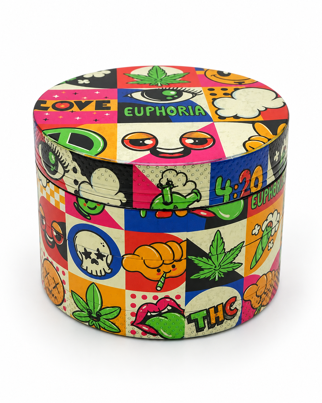 Euphoria kovová drtička Groovy